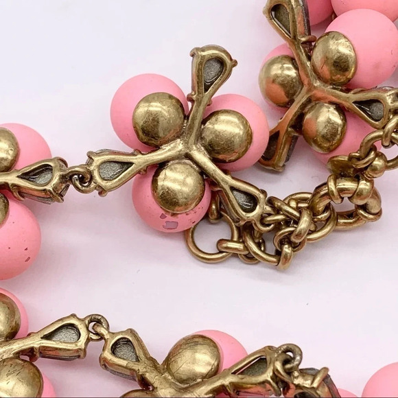 J. Crew Pink Pop Flower Necklace - Picture 5 of 6